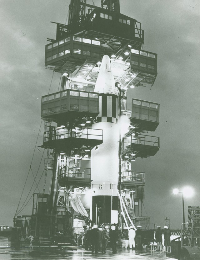 On the pad.