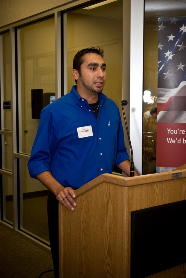 Fort Bliss community supports Wounded Warrior with a scholarship