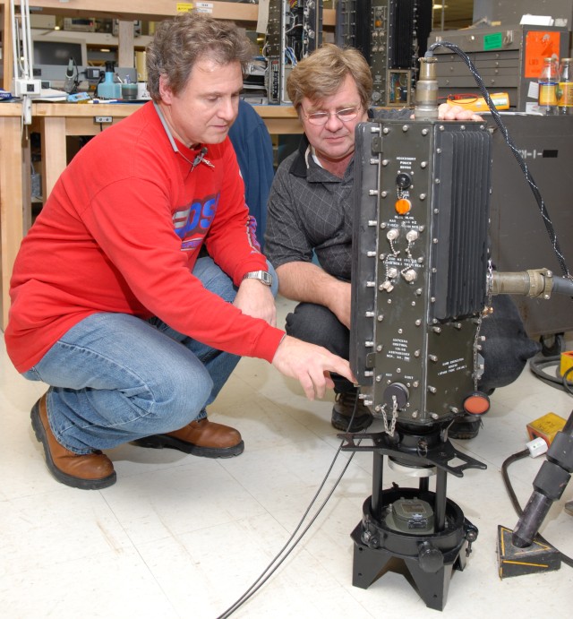 On the job at Tobyhanna- Meteorological Navigational Aids Branch