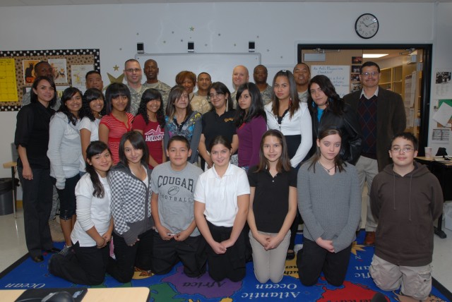 Community students honor Fort Bliss Soldiers