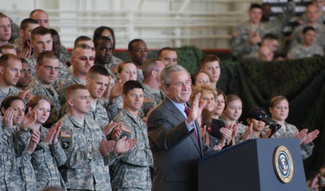 President speaks at Fort Campbell