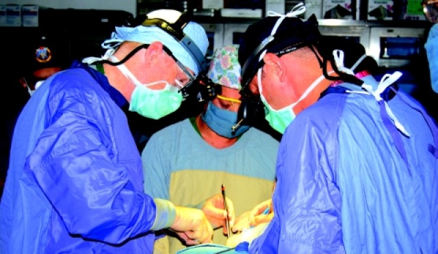 Tripler Army Medical Center surgeons operate on Cambodian patient