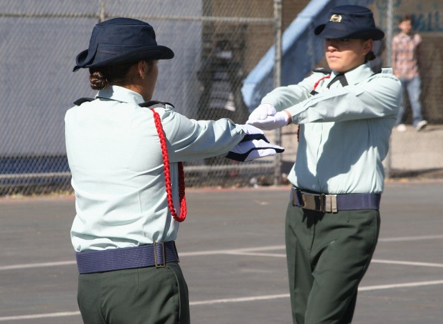 JROTC performs for USASMA