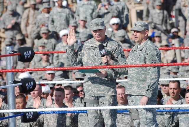 WWE pays &#039;Tribute to Troops&#039;