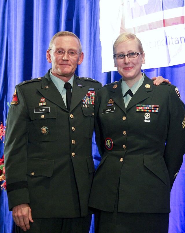 Enlisted aide with general