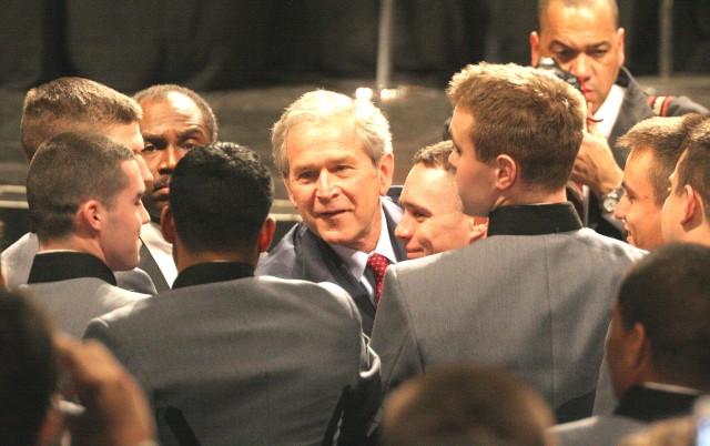 Commander-in-chief meets with West Point cadets