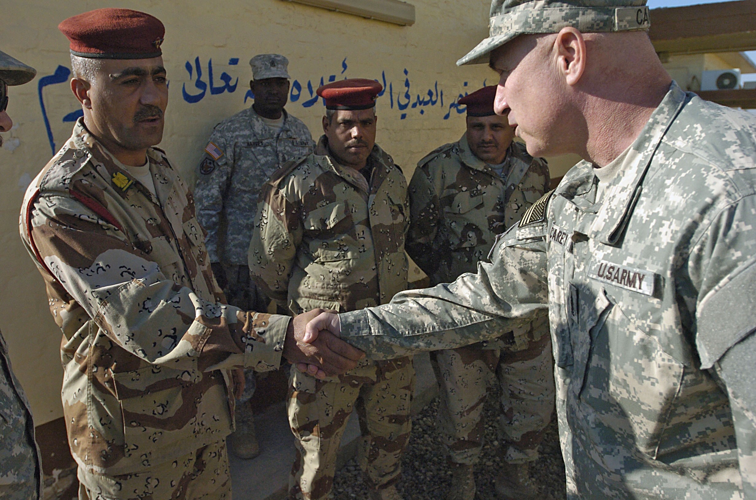 Forces command top enlisted sees improvement in the Iraqi NCO firsthand ...