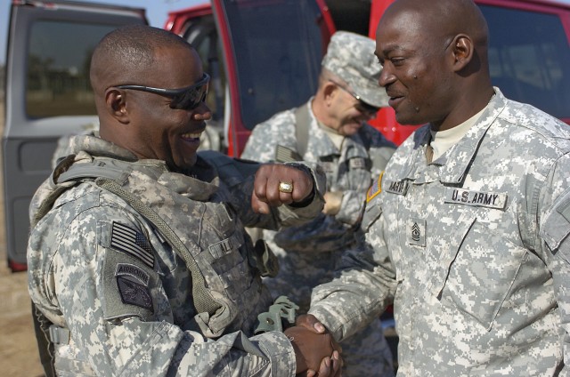 Forces command top enlisted sees improvement in the Iraqi NCO firsthand