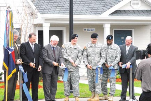 Undersecretary Ford Helps Cut Housing Ribbon