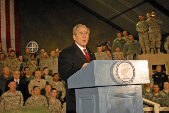 Bush at Bagram