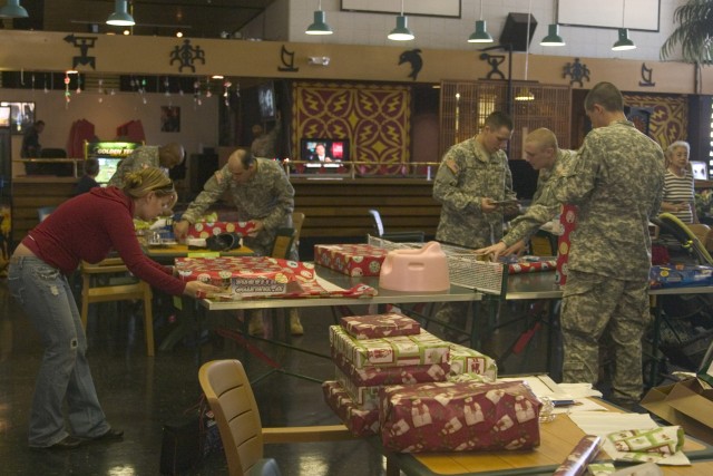 &#039;Wolfhounds&#039; bring holiday cheer to Japanese orphans
