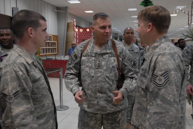 Lt. Gen. Stultz visits Sustainers