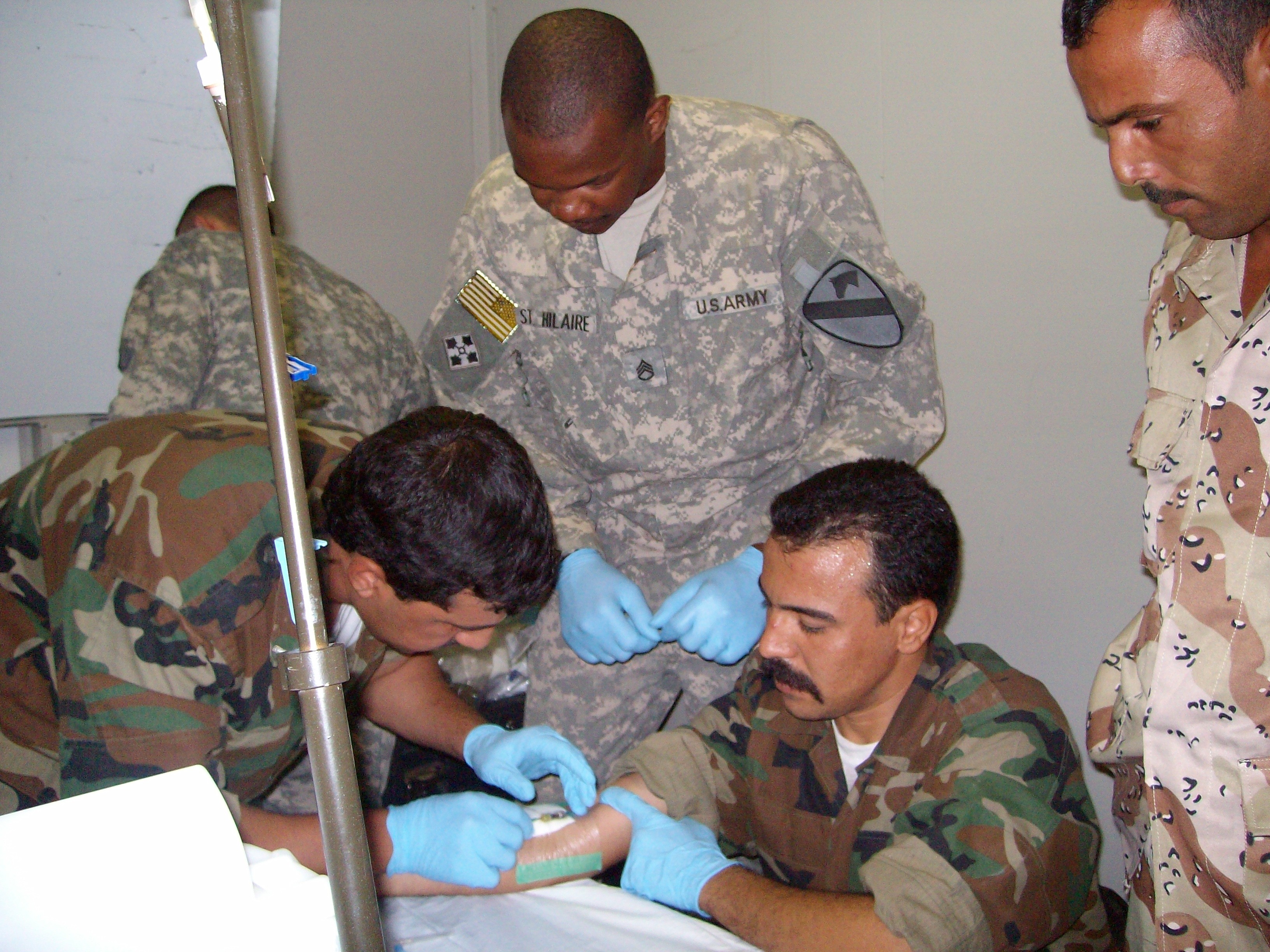 IA Soldiers learn advanced medical skills Article The United States