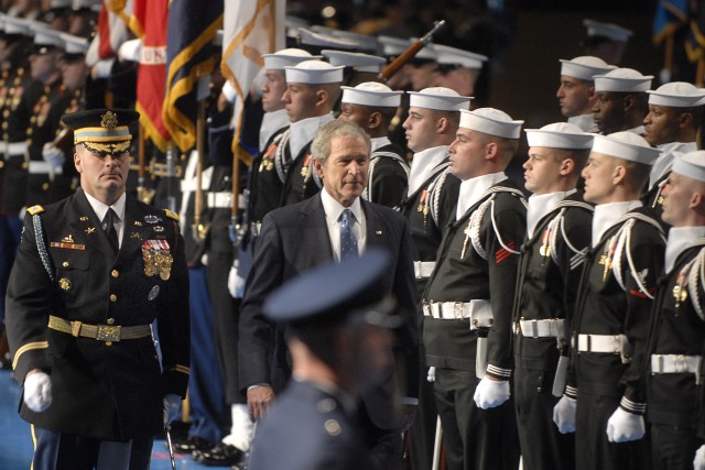 Armed Forces Full Honor Farewell to Bush
