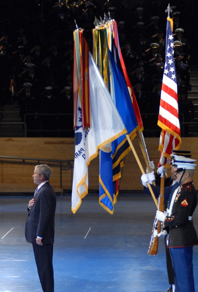 Armed Forces Full Honor Farewell to Bush