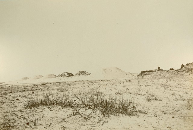 View of Fort Fisher towards the seaward face