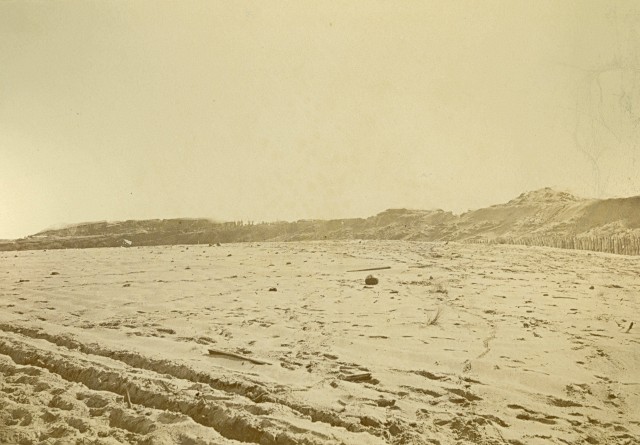 View of Fort Fisher towards the landward face