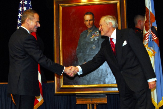Former CJCS portrait unveiled at Pentagon