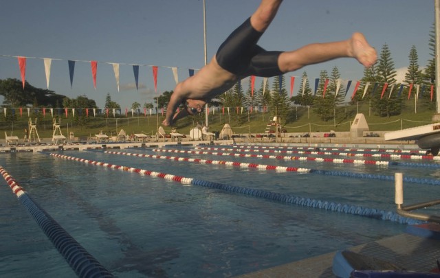 Army family member defies odds, sinks competition