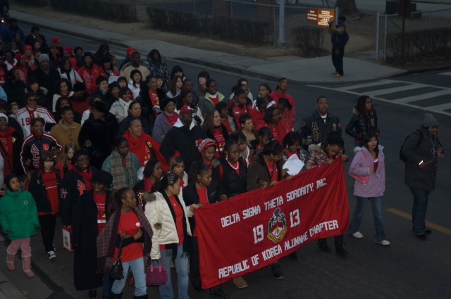 Yongsan community holds candlelight vigil