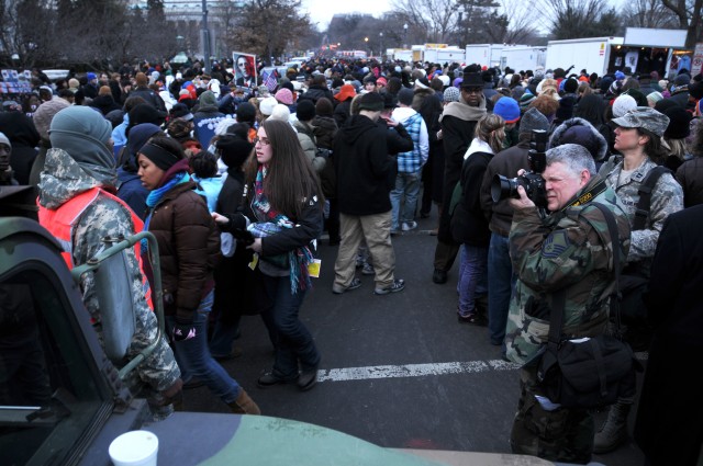Inauguration crowd control