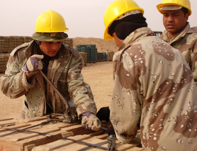 Iraqi Army partners with Sustainers for ammunition operations