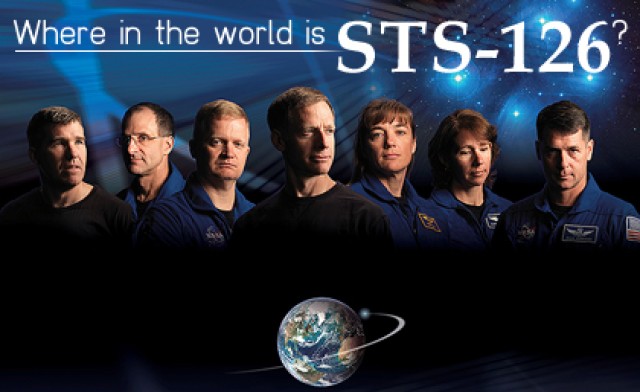 STS 126 travels the world