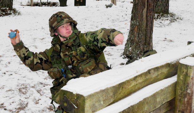 Netherlands Marine Recruit at JMTC