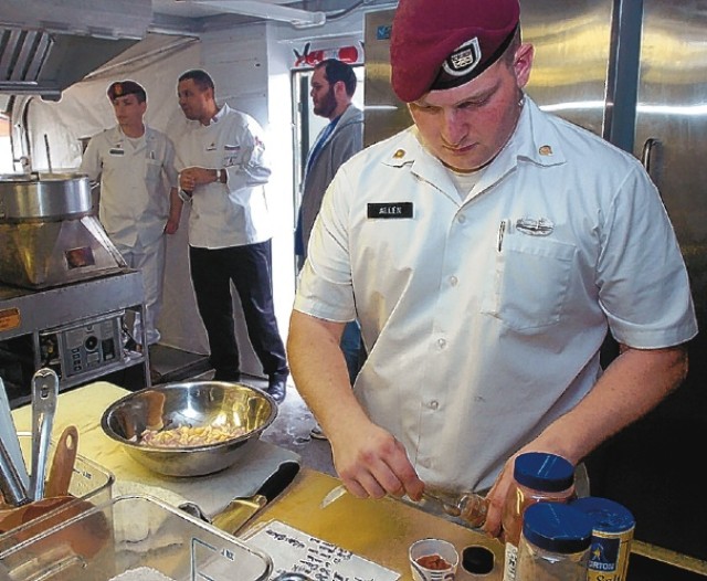 Culinary arts competition at Fort Bragg