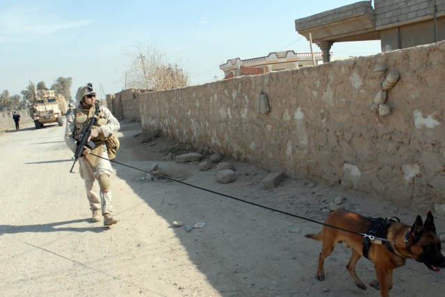 Man's best friend helps secure Bayji voting sites