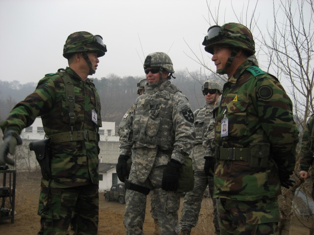 Joint river crossing in South Korea
