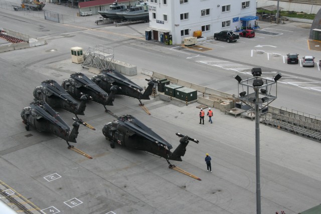 Aircraft movement by sea