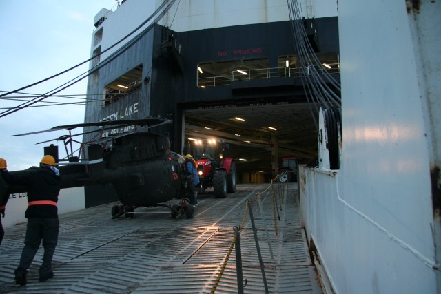 Aircraft movement by sea