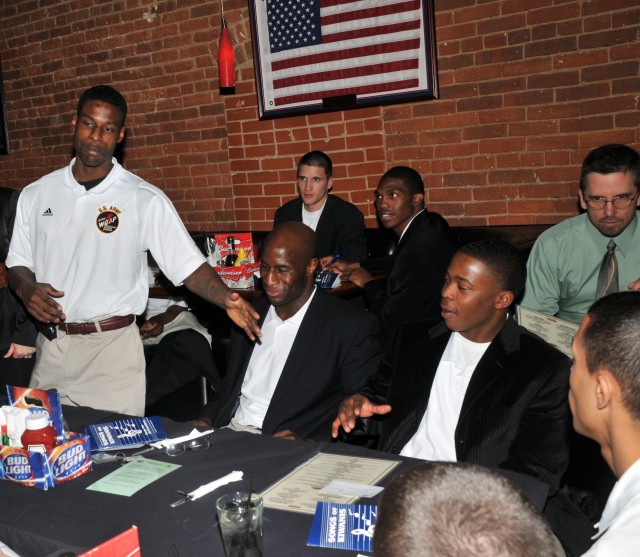 WCAP Athletes lunch with community leaders
