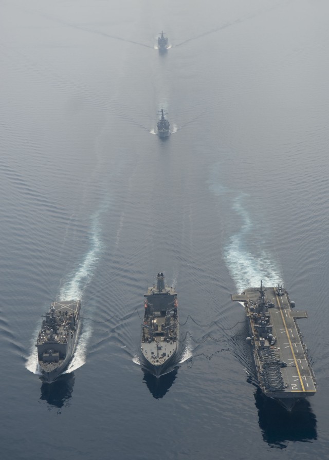 U.S. Navy fleet enroute to Cobra Gold