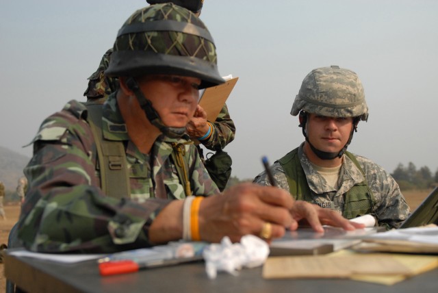 Strykers train at Cobra Gold