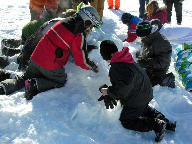 Winter Extravaganza Snow Dig event