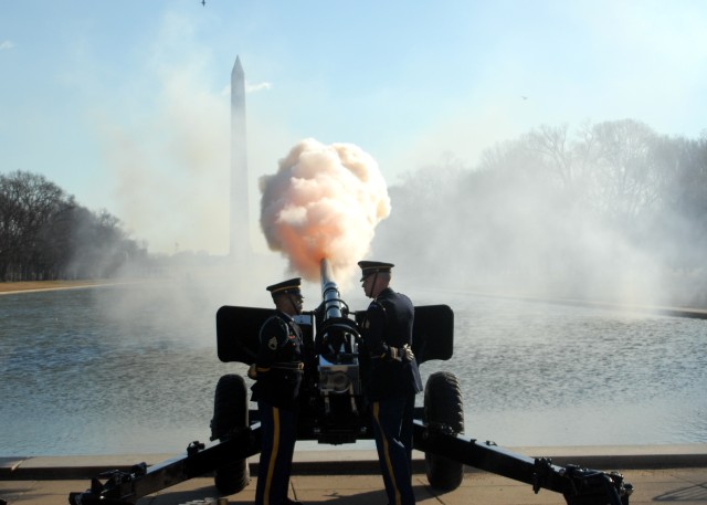 Lincoln&#039;s 21-gun salute