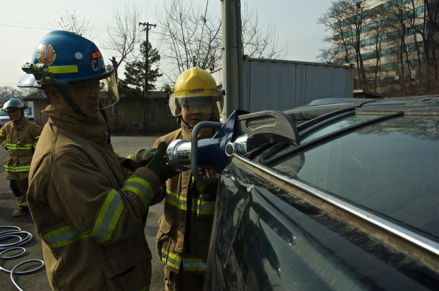 Firefighters test new ways to save lives