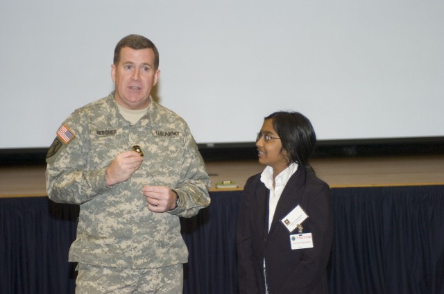 Student gets coin
