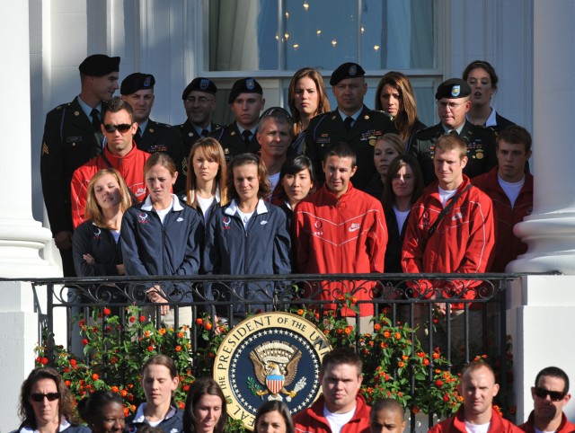 Team USA Soldier Olympians visit White House