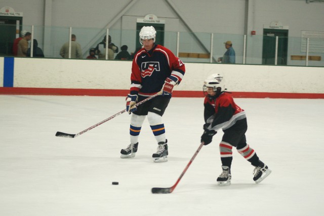 Wounded warriors take to the ice