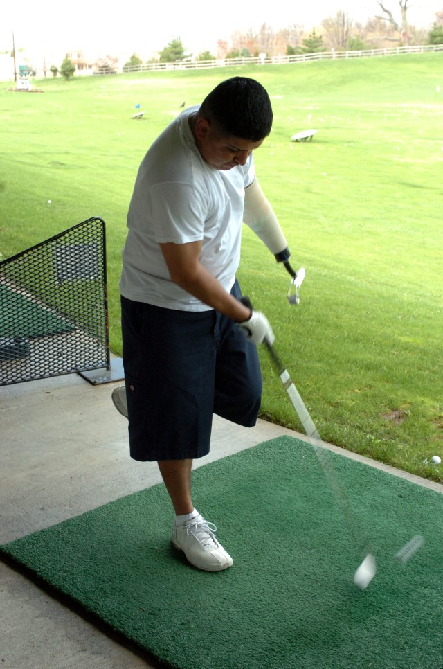 Wounded troops back in the swing