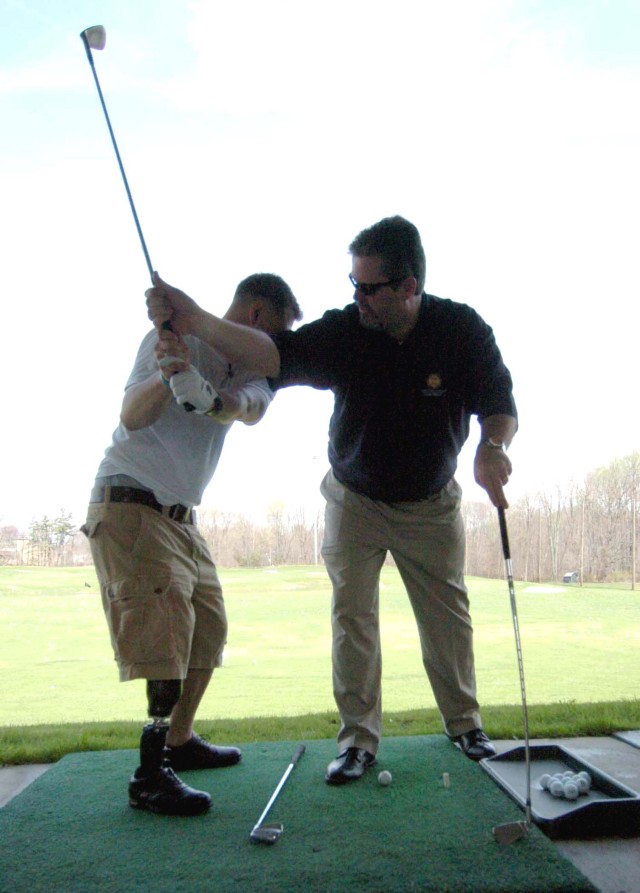 Wounded troops back in the swing