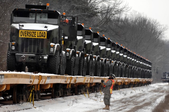 Heavy equipment transport vehicles