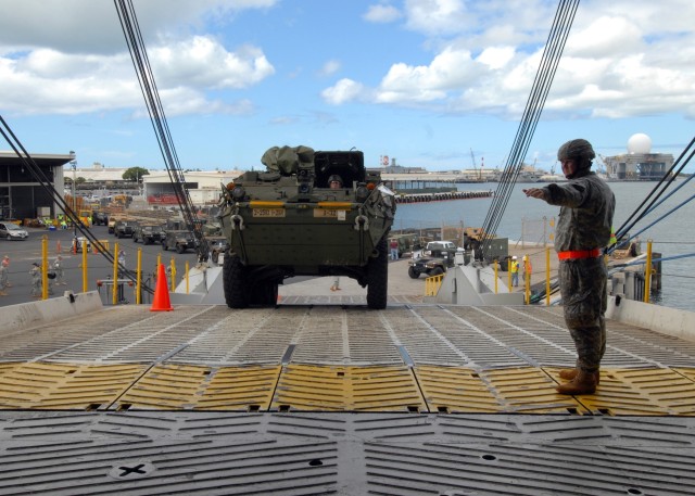 Loading a Stryker