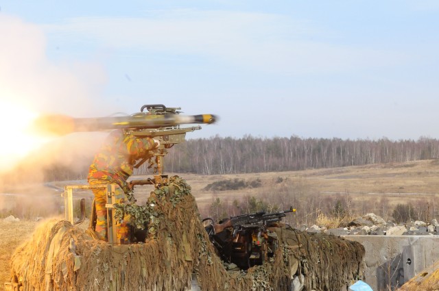 Belgians Fire Rockets at JMTC