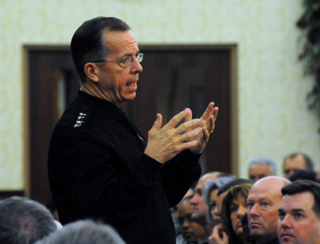 ADM Mullen at Scott AFB