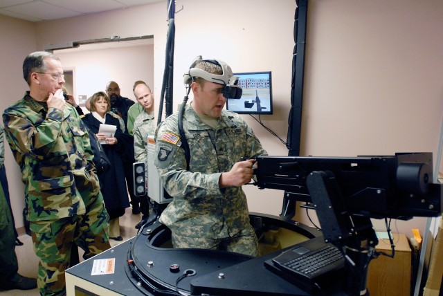 CJCS visits Fort Campbell TBI training 