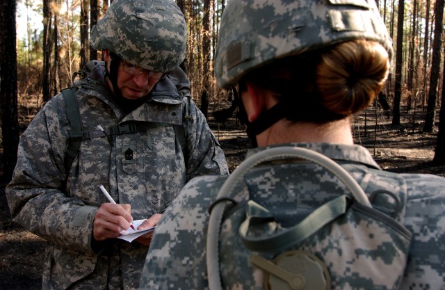 81st RSC Soldiers fine tune land navigation skills